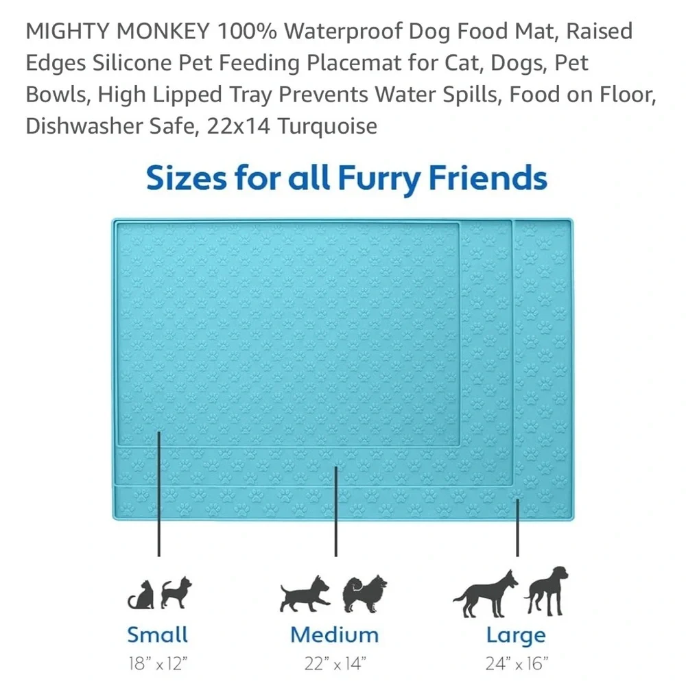 Pet feeding mat